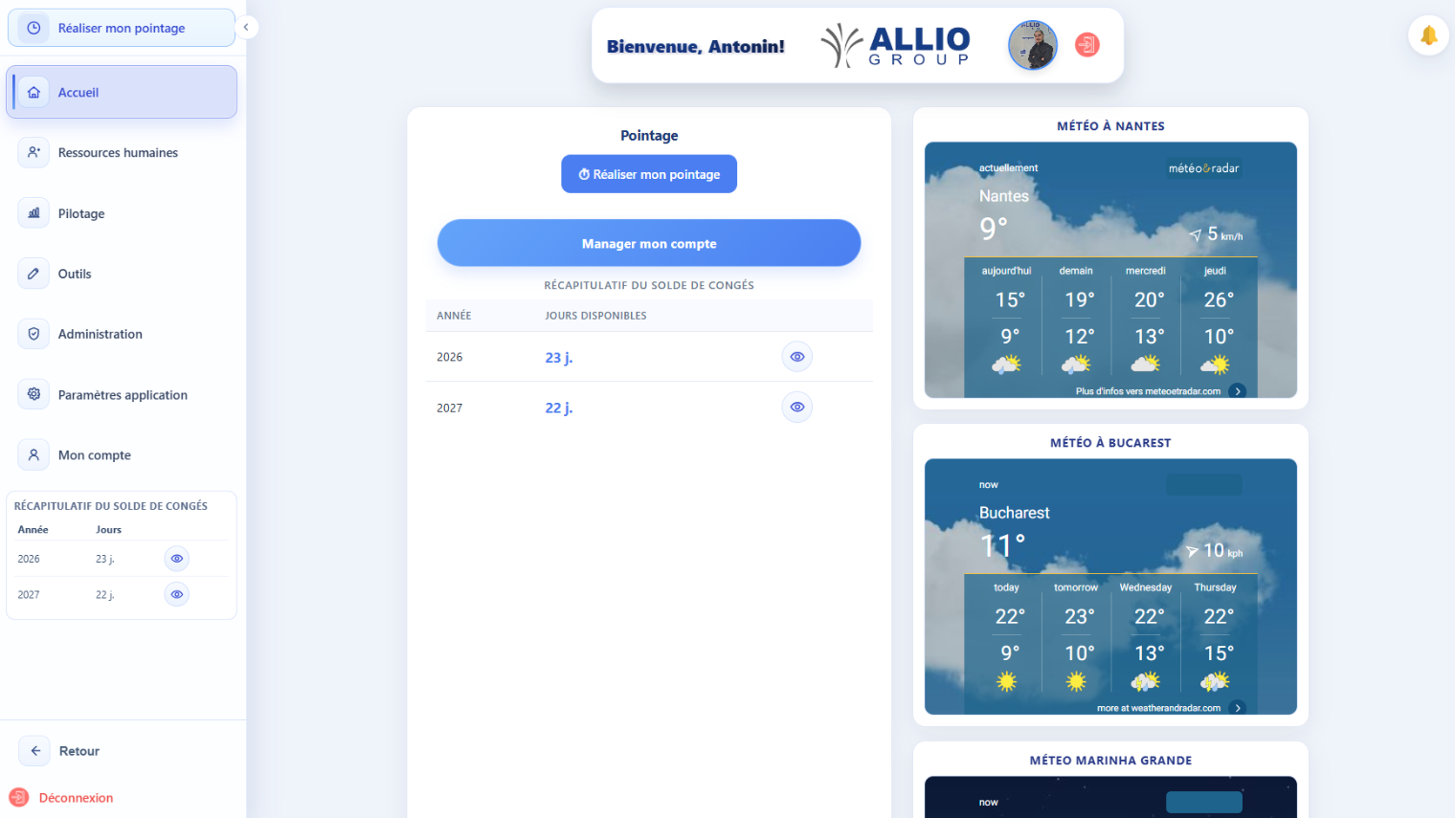 Allio Team — capture 1