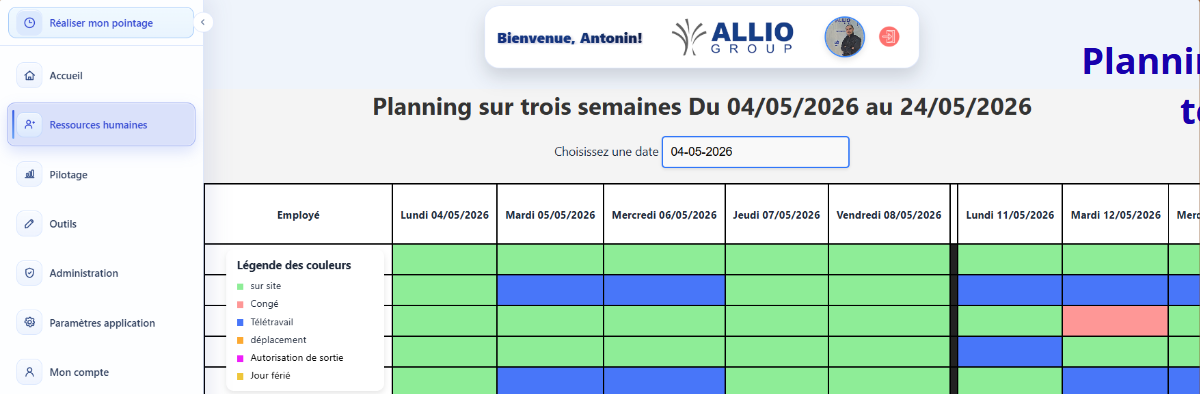 Allio Team — capture 3