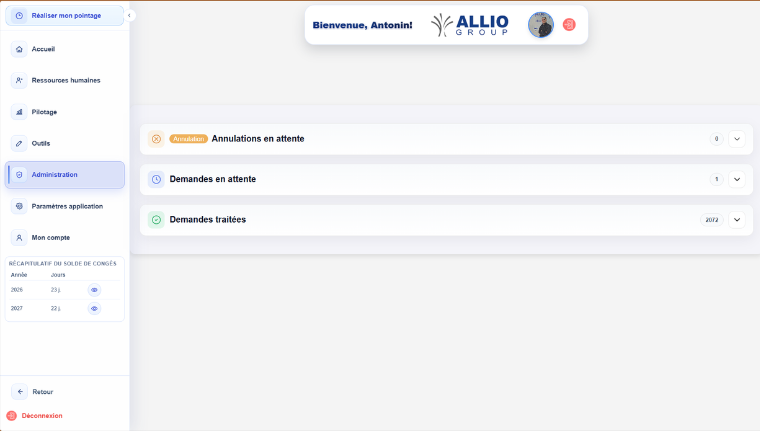 Allio Team — capture 4